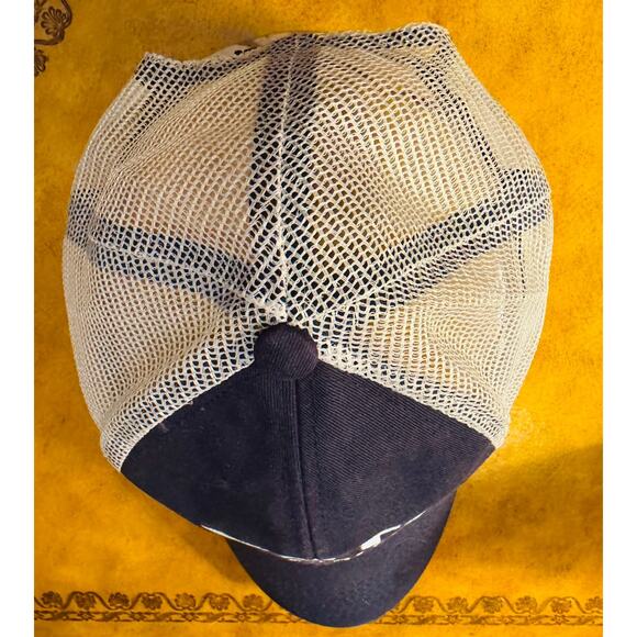 YETI Coolers Mesh Snapback Bad=seball Hat Cap Adjustable Blue White - Picture 9 of 10